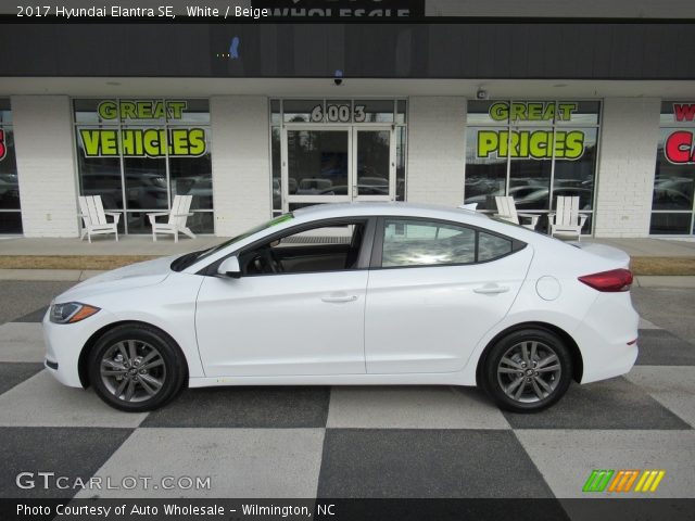 2017 Hyundai Elantra SE in White
