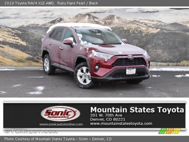2019 Toyota RAV4 XLE AWD in Ruby Flare Pearl