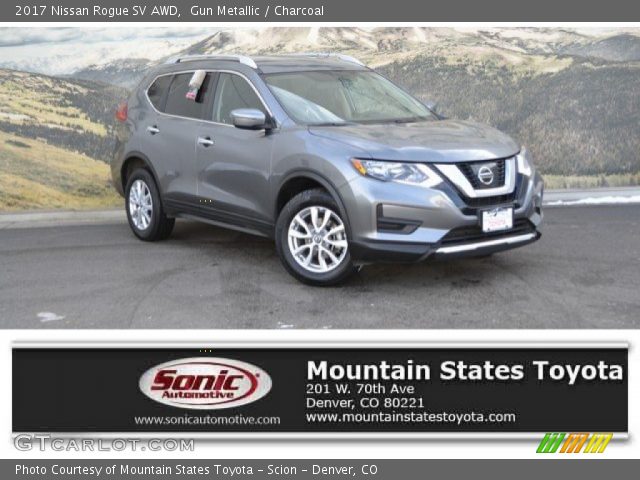 2017 Nissan Rogue SV AWD in Gun Metallic