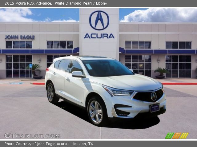 2019 Acura RDX Advance in White Diamond Pearl