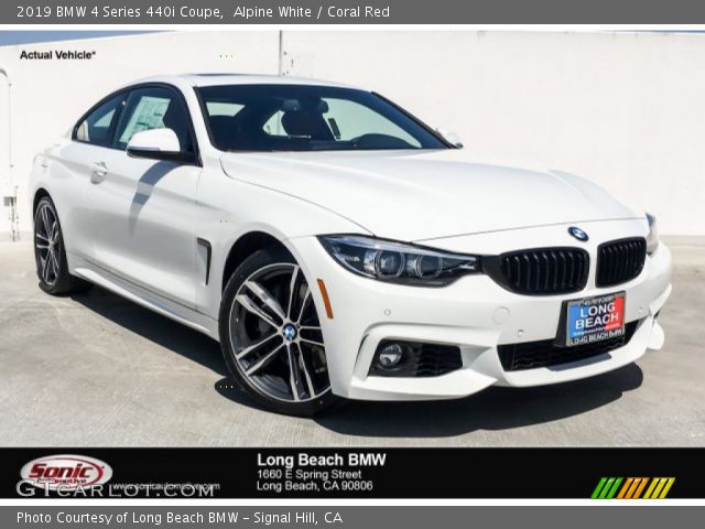 2019 BMW 4 Series 440i Coupe in Alpine White
