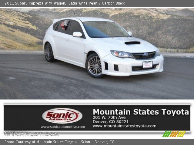 2011 Subaru Impreza WRX Wagon in Satin White Pearl