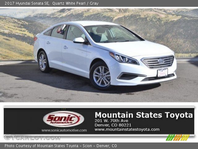 2017 Hyundai Sonata SE in Quartz White Pearl