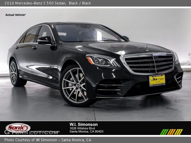 2019 Mercedes-Benz S 560 Sedan in Black