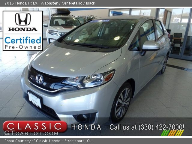 2015 Honda Fit EX in Alabaster Silver Metallic