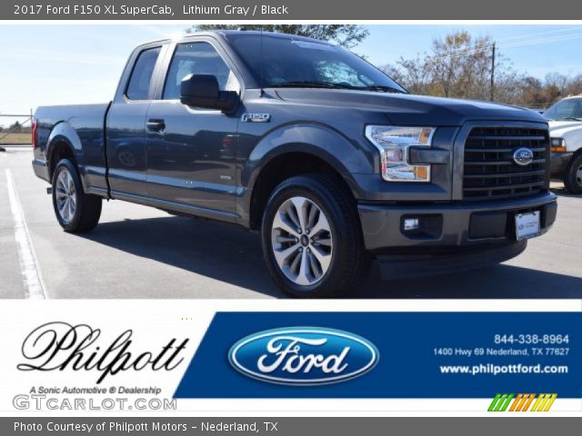 2017 Ford F150 XL SuperCab in Lithium Gray