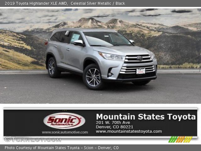 2019 Toyota Highlander XLE AWD in Celestial Silver Metallic