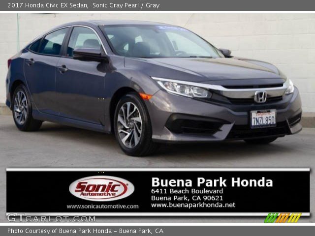 2017 Honda Civic EX Sedan in Sonic Gray Pearl