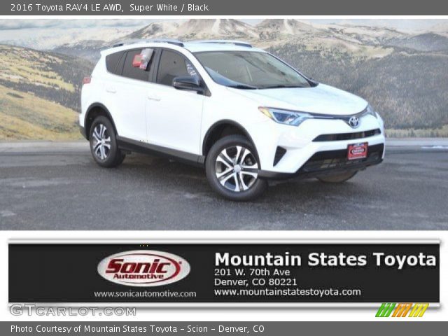 2016 Toyota RAV4 LE AWD in Super White