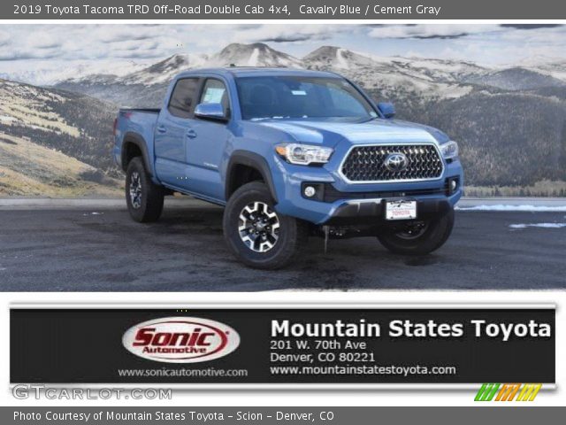 2019 Toyota Tacoma TRD Off-Road Double Cab 4x4 in Cavalry Blue