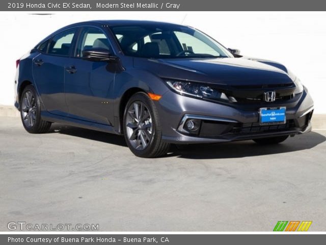 2019 Honda Civic EX Sedan in Modern Steel Metallic