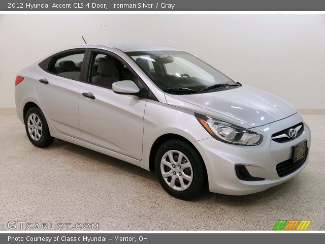 2012 Hyundai Accent GLS 4 Door in Ironman Silver