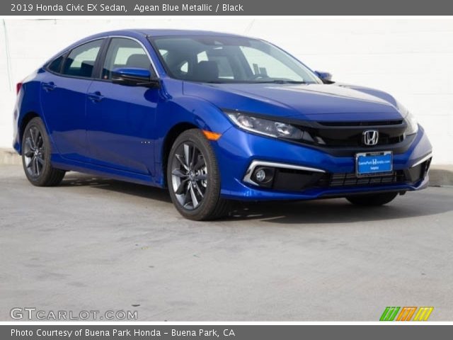 2019 Honda Civic EX Sedan in Agean Blue Metallic