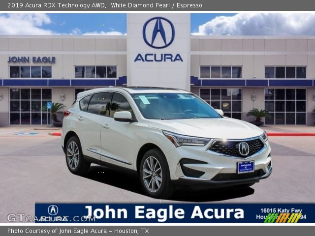 2019 Acura RDX Technology AWD in White Diamond Pearl