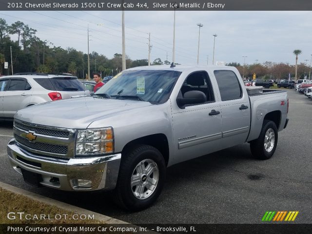 2012 Chevrolet Silverado 1500 LT Crew Cab 4x4 in Silver Ice Metallic