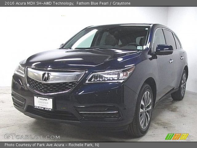 2016 Acura MDX SH-AWD Technology in Fathom Blue Pearl