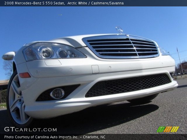2008 Mercedes-Benz S 550 Sedan in Arctic White