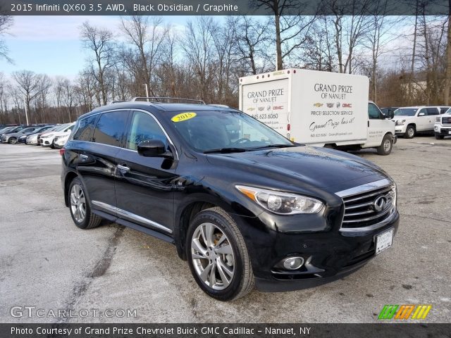 2015 Infiniti QX60 3.5 AWD in Black Obsidian