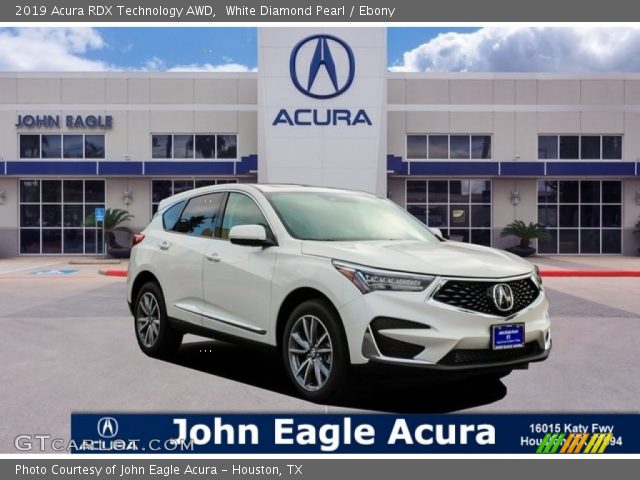 2019 Acura RDX Technology AWD in White Diamond Pearl