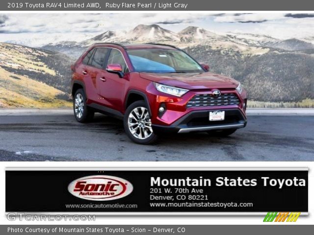 2019 Toyota RAV4 Limited AWD in Ruby Flare Pearl