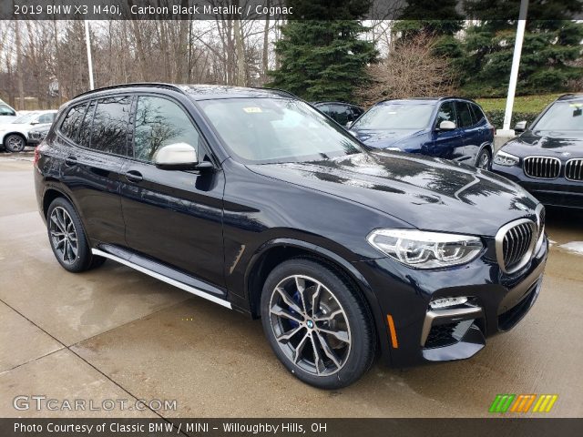 2019 BMW X3 M40i in Carbon Black Metallic
