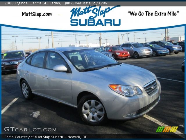 2008 Hyundai Elantra GLS Sedan in QuickSilver Metallic