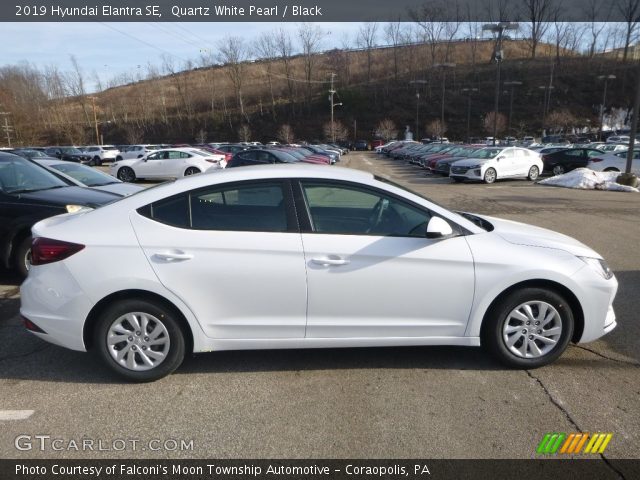 2019 Hyundai Elantra SE in Quartz White Pearl