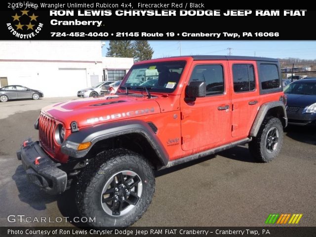 2019 Jeep Wrangler Unlimited Rubicon 4x4 in Firecracker Red