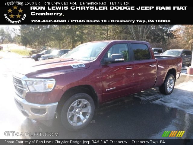 2019 Ram 1500 Big Horn Crew Cab 4x4 in Delmonico Red Pearl