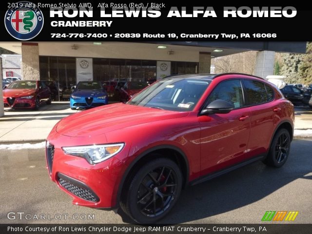 2019 Alfa Romeo Stelvio AWD in Alfa Rosso (Red)