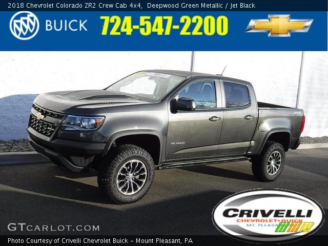 2018 Chevrolet Colorado ZR2 Crew Cab 4x4 in Deepwood Green Metallic