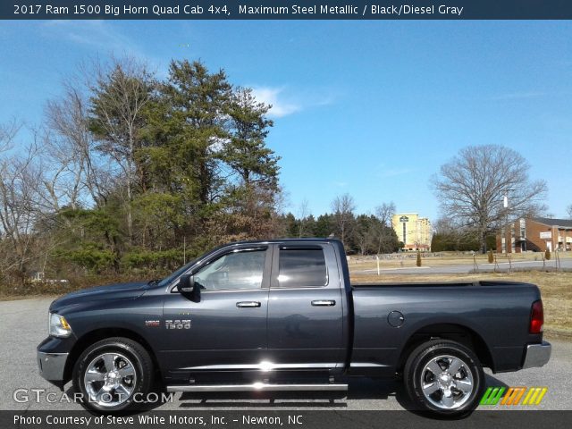 2017 Ram 1500 Big Horn Quad Cab 4x4 in Maximum Steel Metallic