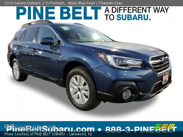 2019 Subaru Outback 2.5i Premium in Abyss Blue Pearl