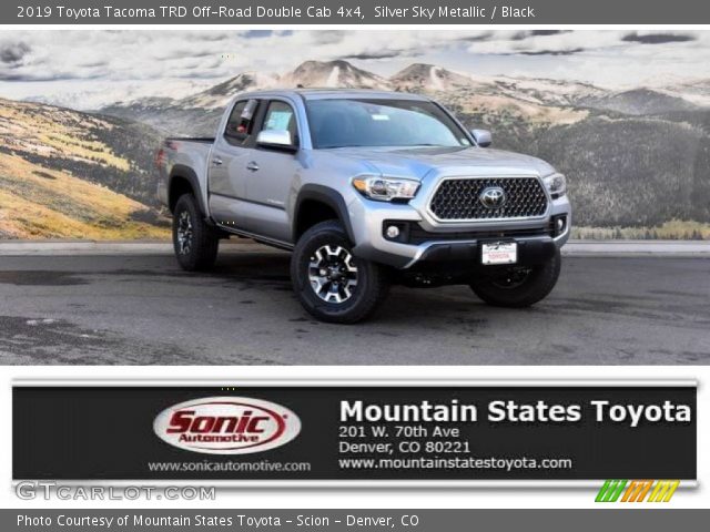 2019 Toyota Tacoma TRD Off-Road Double Cab 4x4 in Silver Sky Metallic