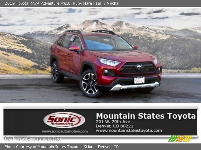 2019 Toyota RAV4 Adventure AWD in Ruby Flare Pearl