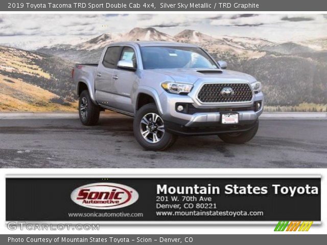 2019 Toyota Tacoma TRD Sport Double Cab 4x4 in Silver Sky Metallic