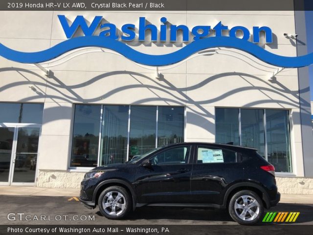 2019 Honda HR-V LX AWD in Crystal Black Pearl