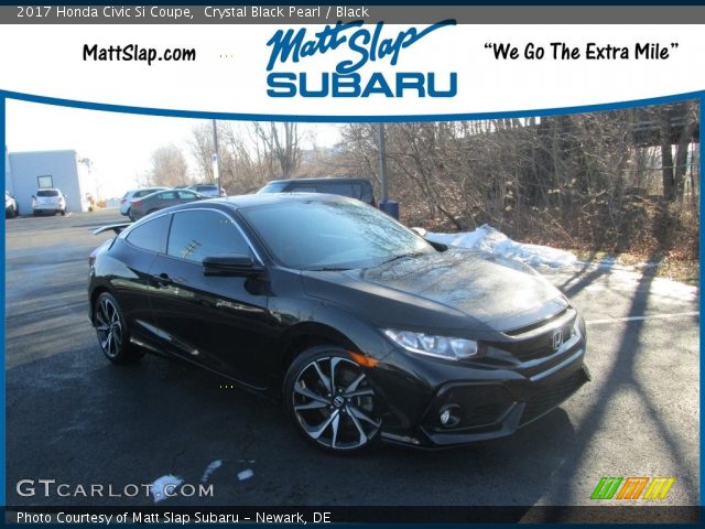 2017 Honda Civic Si Coupe in Crystal Black Pearl
