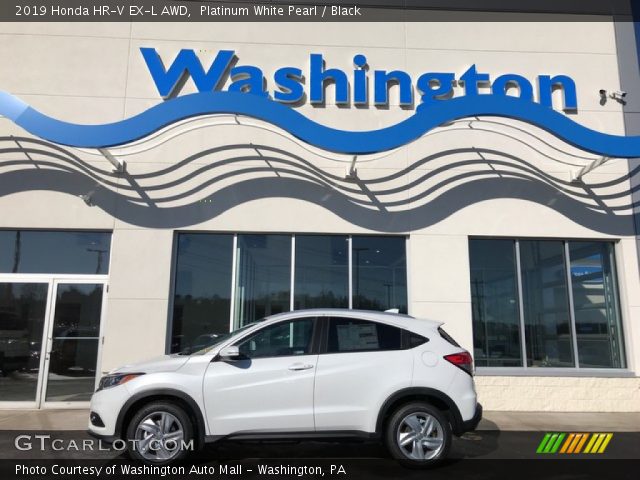 2019 Honda HR-V EX-L AWD in Platinum White Pearl