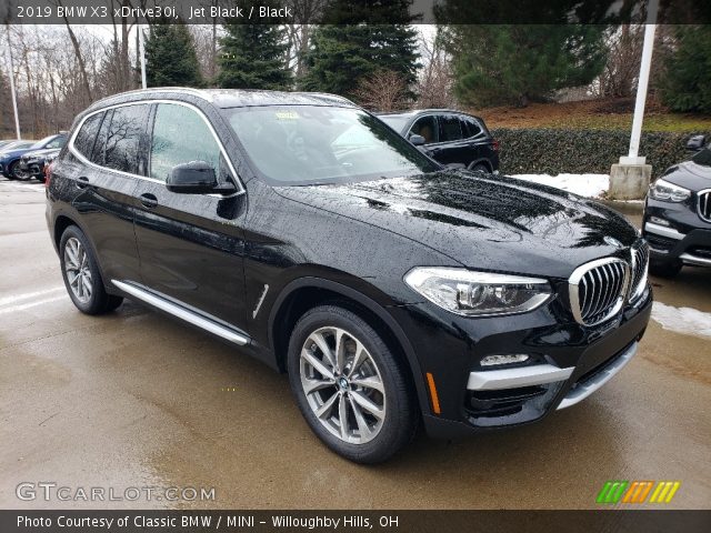 2019 BMW X3 xDrive30i in Jet Black