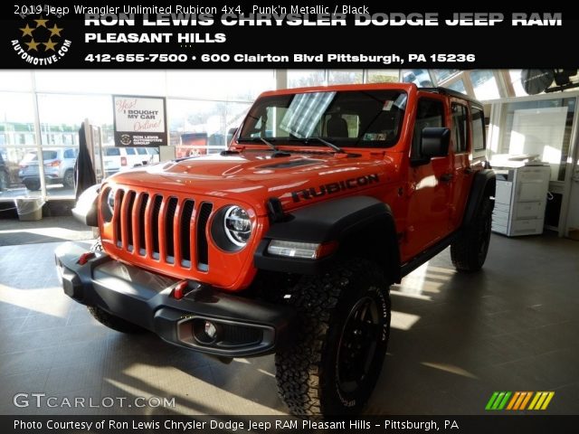 2019 Jeep Wrangler Unlimited Rubicon 4x4 in Punk'n Metallic