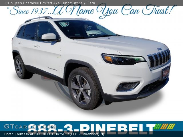 2019 Jeep Cherokee Limited 4x4 in Bright White