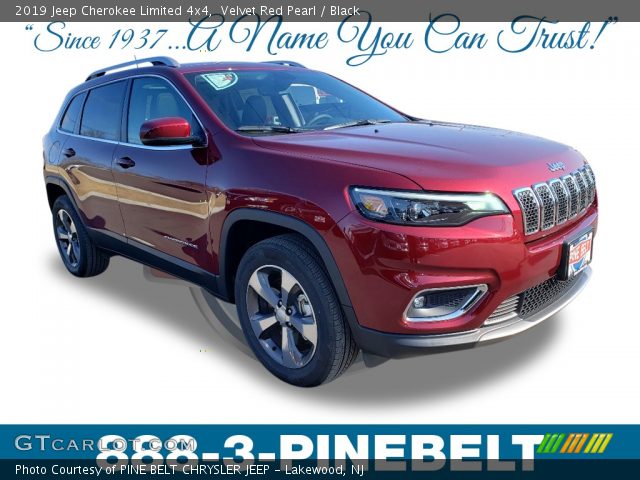 2019 Jeep Cherokee Limited 4x4 in Velvet Red Pearl