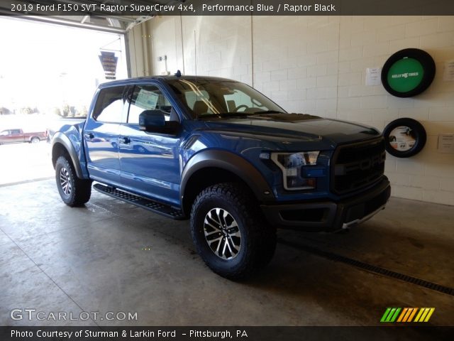 2019 Ford F150 SVT Raptor SuperCrew 4x4 in Performance Blue