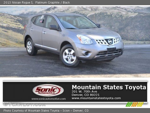 2013 Nissan Rogue S in Platinum Graphite