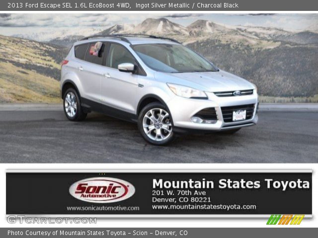 2013 Ford Escape SEL 1.6L EcoBoost 4WD in Ingot Silver Metallic