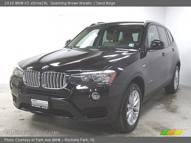 2016 BMW X3 xDrive28i in Sparkling Brown Metallic