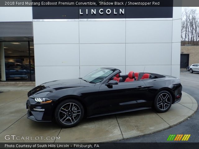 2018 Ford Mustang EcoBoost Premium Convertible in Shadow Black