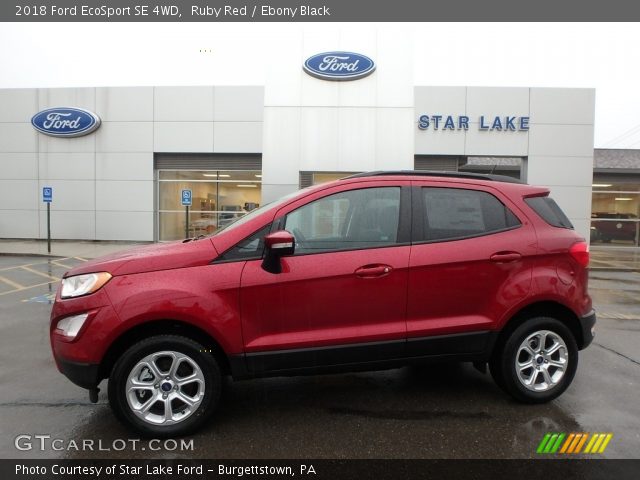 2018 Ford EcoSport SE 4WD in Ruby Red