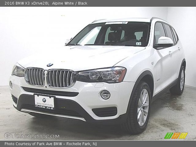 2016 BMW X3 xDrive28i in Alpine White